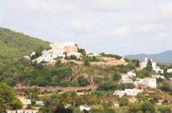 View of the church on the hill
