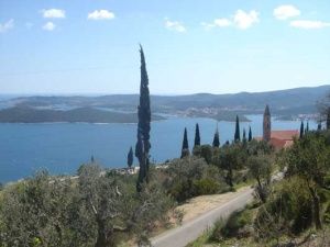 View from Monastery to Korcula