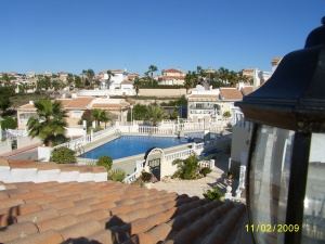 Pool viewed from Solarium