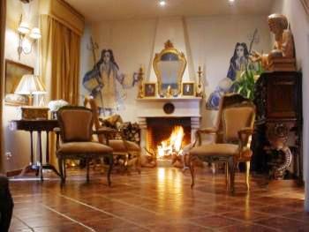 Casa Alta Salon Fireplace