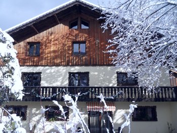 Chalet outside view